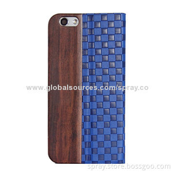 Natural Wooden Case for iPhone, Magnetic Closure, Luxury and Fashion